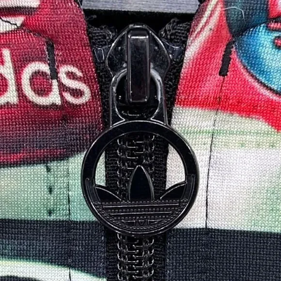 Adidas Vintage Mens 90's Print Superstar AOP Track Top Jersey Jacket Size Small - Picture 10 of 16